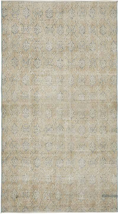Alfombra Vintage Turca Anudada a Mano - 119 cm x 214 cm