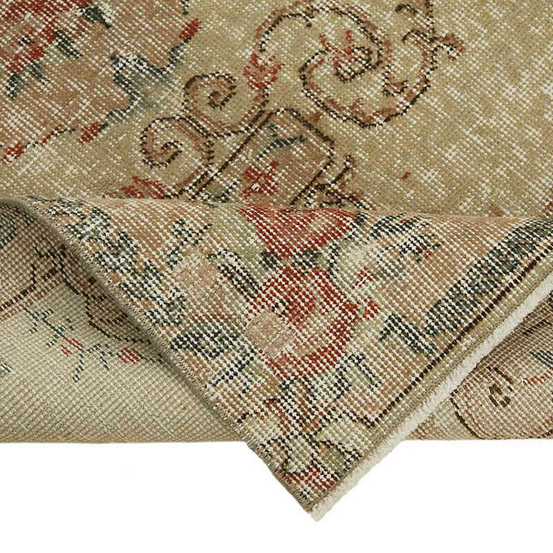 Alfombra Vintage Turca Anudada a Mano - 88 cm x 173 cm - K0082629