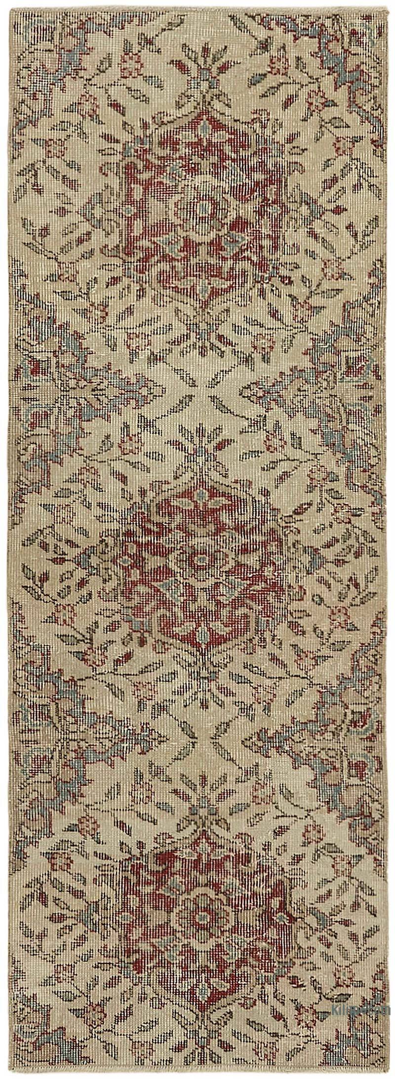 Vintage Turkish Hand-Knotted Rug - 2'  x 5' 9" (24" x 69") - K0082630