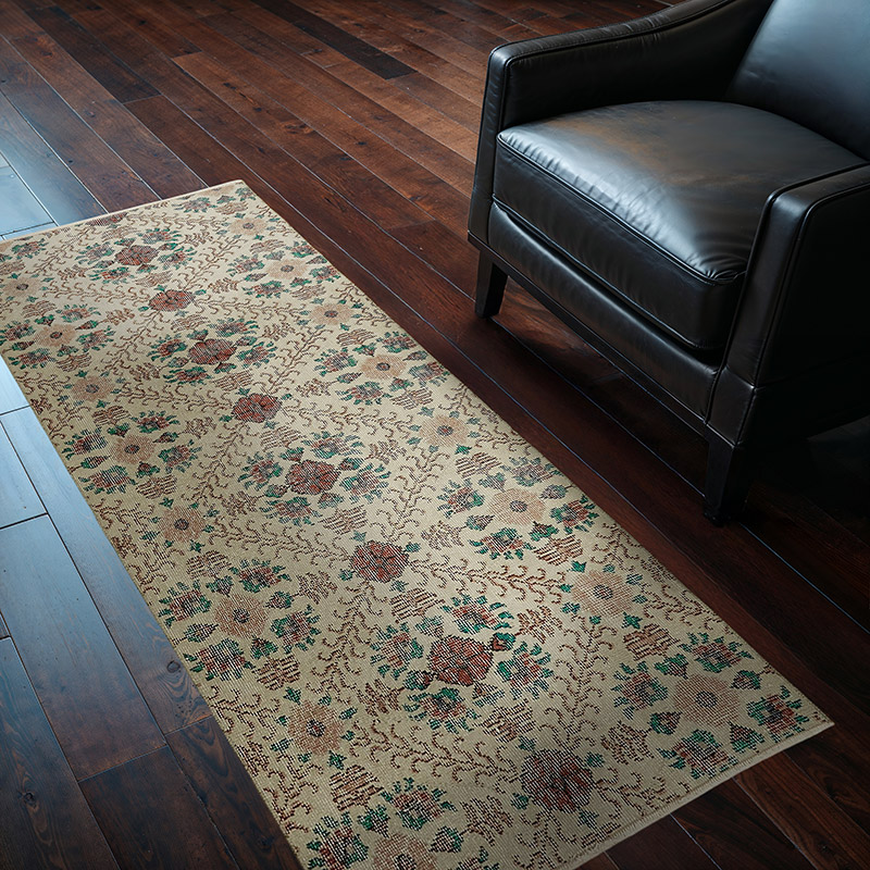 El Dokuma Vintage Hali - 83 cm x 183 cm - K0082634