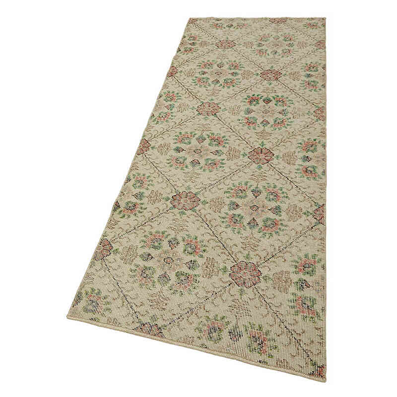 Vintage Turkish Hand-Knotted Rug - 2' 5" x 6' 8" (29" x 80") - K0082635