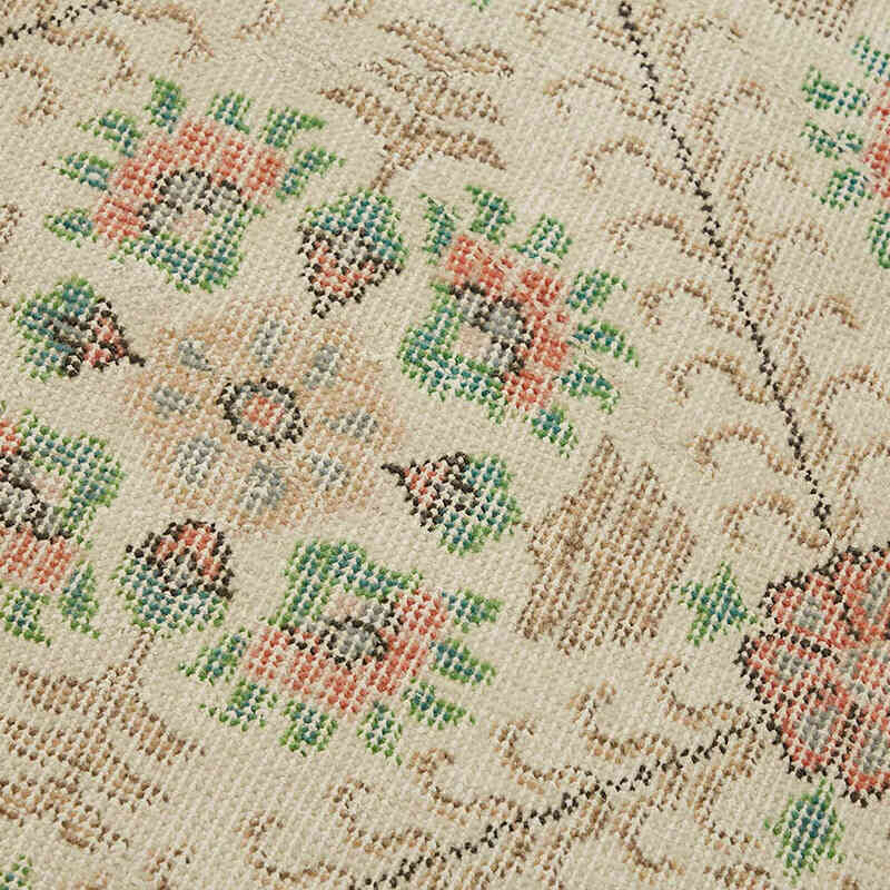 Vintage Turkish Hand-Knotted Rug - 2' 5" x 6' 8" (29" x 80") - K0082635