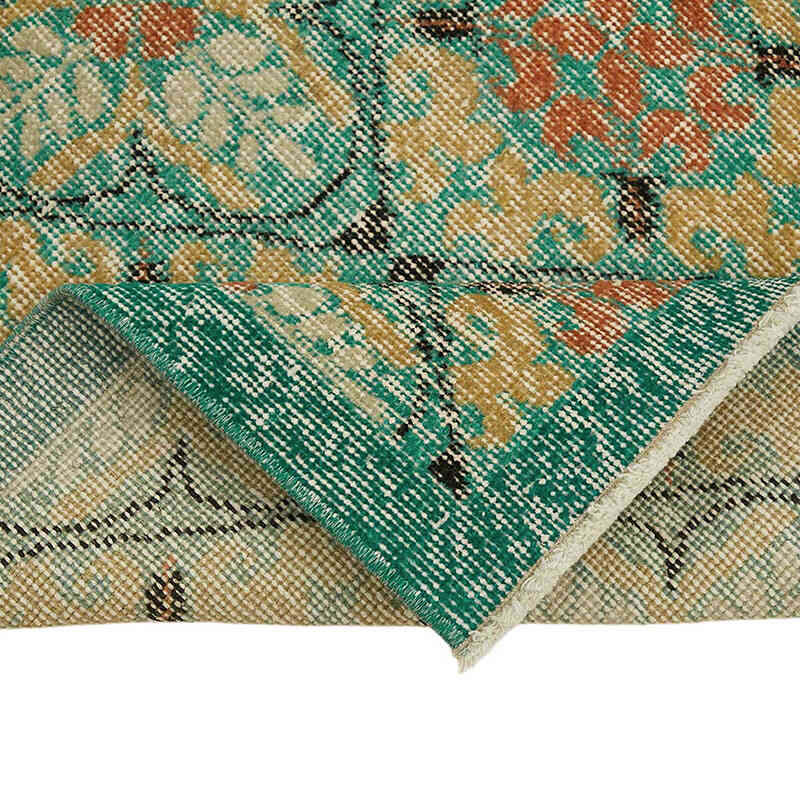Alfombra Vintage Turca Anudada a Mano - 76 cm x 154 cm - K0082640