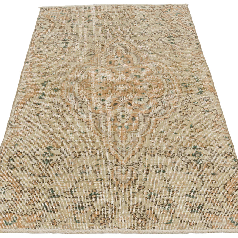 Alfombra Vintage Turca Anudada a Mano - 78 cm x 168 cm - K0082641