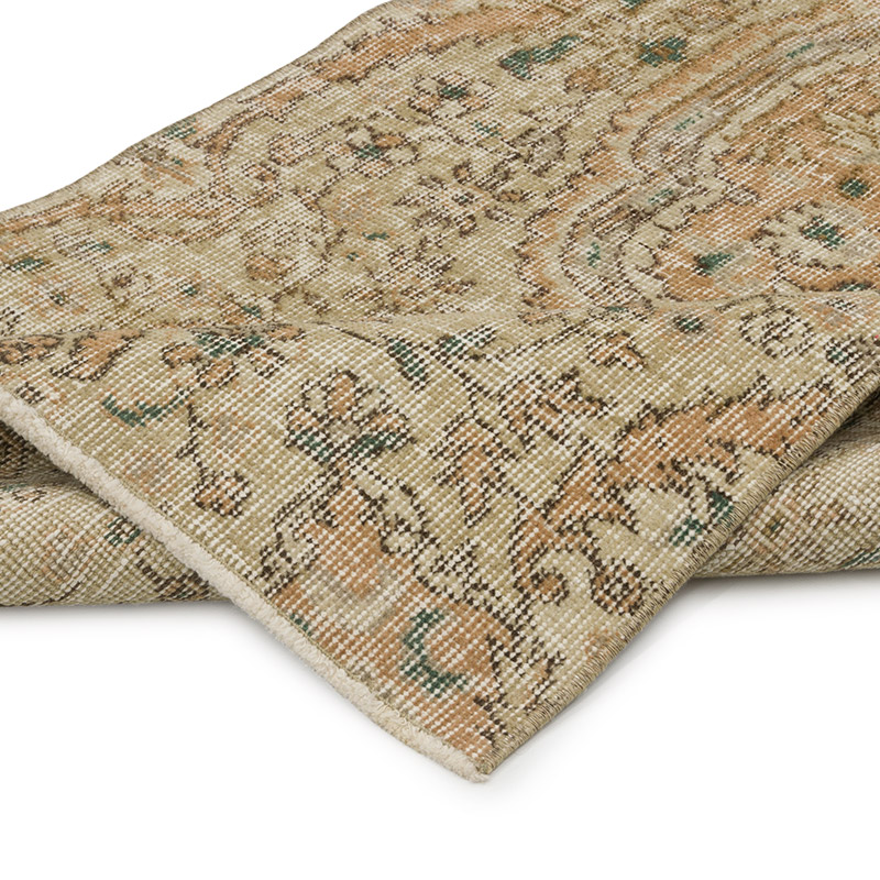 Alfombra Vintage Turca Anudada a Mano - 78 cm x 168 cm - K0082641