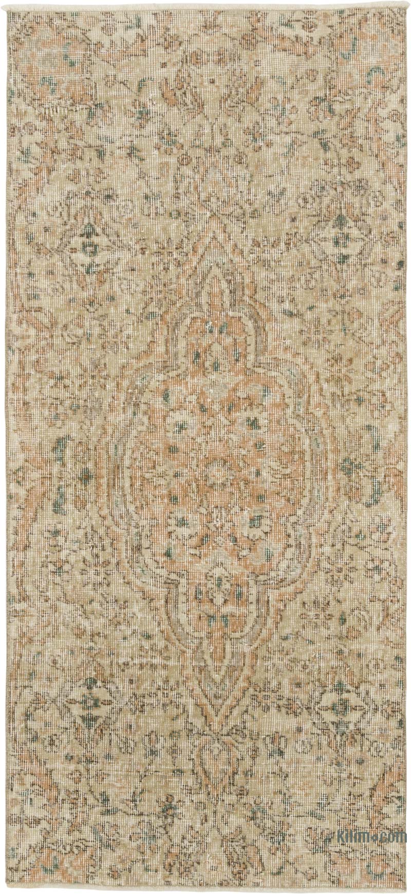 Alfombra Vintage Turca Anudada a Mano - 78 cm x 168 cm - K0082641