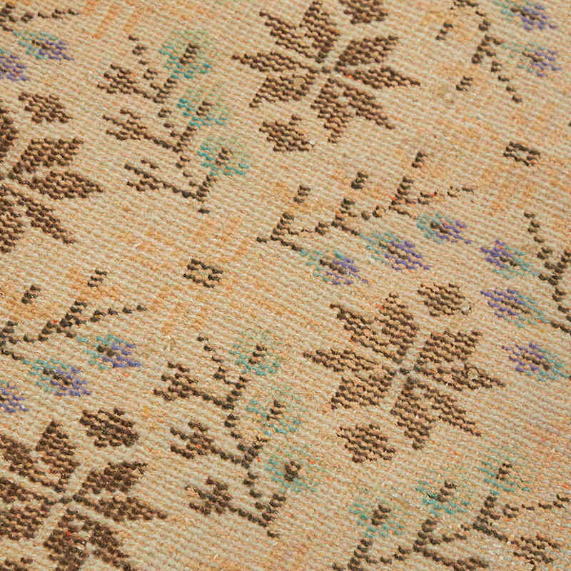 Vintage Turkish Hand-Knotted Rug - 2' 4" x 6' 3" (28" x 75") - K0082644