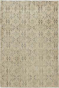 Alfombra Vintage Turca Anudada a Mano - 113 cm x 166 cm
