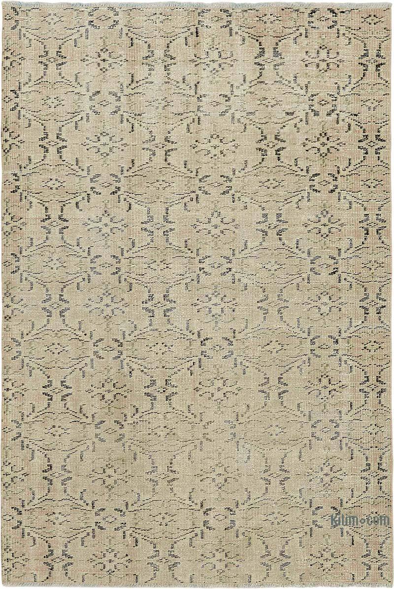 Alfombra Vintage Turca Anudada a Mano - 113 cm x 166 cm - K0082651