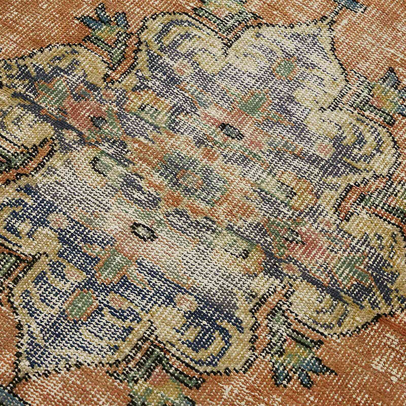 El Dokuma Vintage Halı - 102 cm x 180 cm - K0082652