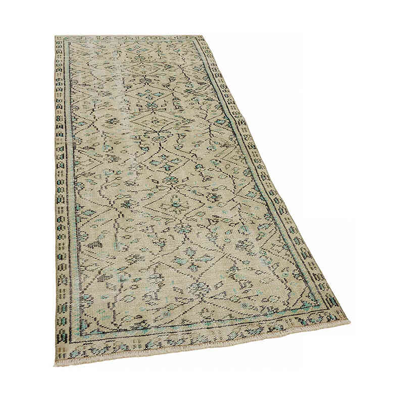 El Dokuma Vintage Halı - 89 cm x 207 cm - K0082654
