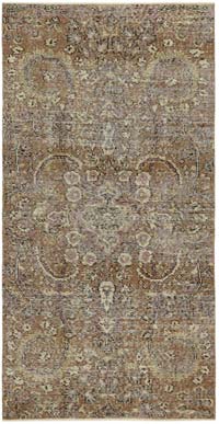 Vintage Turkish Hand-Knotted Rug - 3' 4" x 6' 5" (40" x 77")