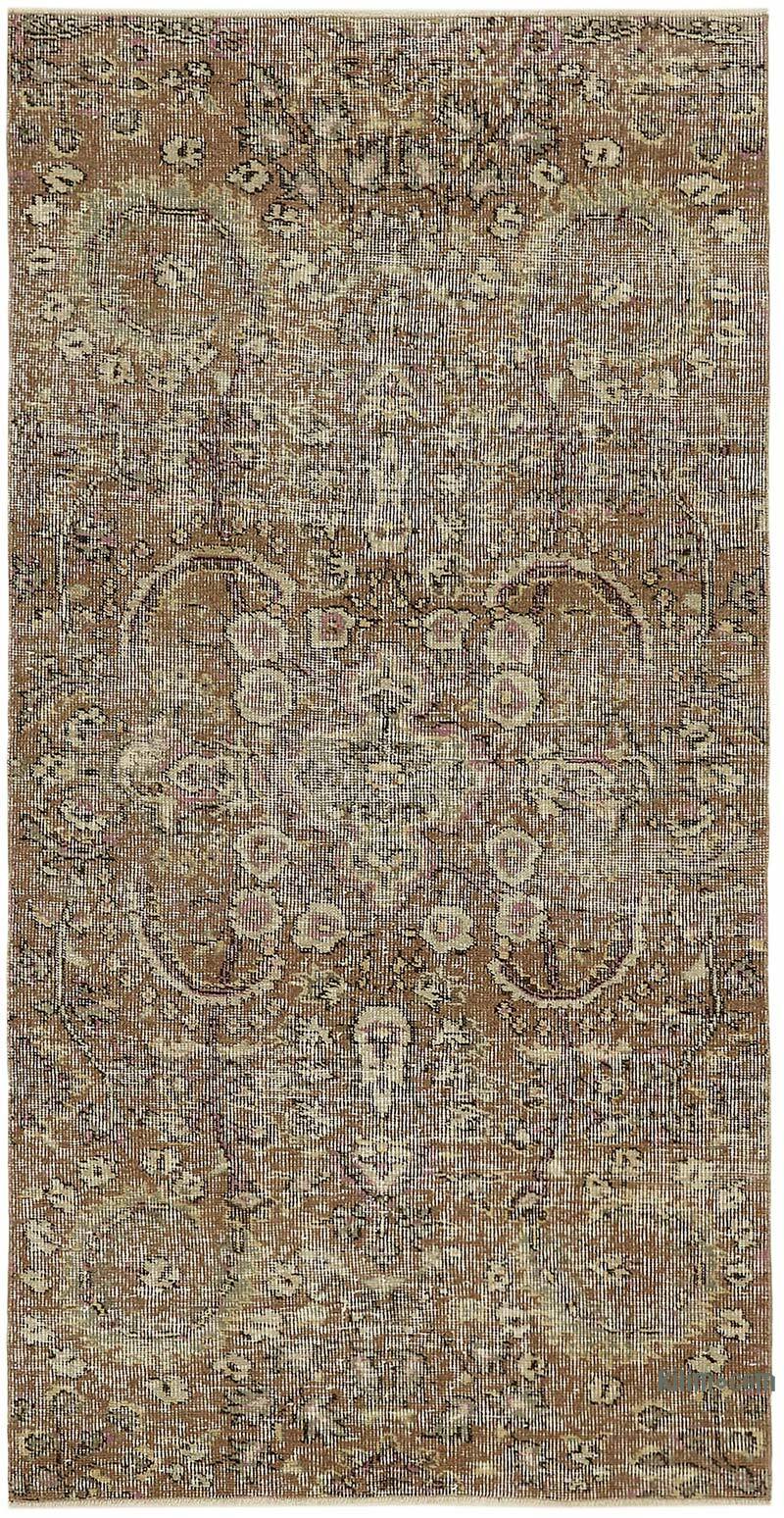 El Dokuma Vintage Halı - 101 cm x 195 cm - K0082655