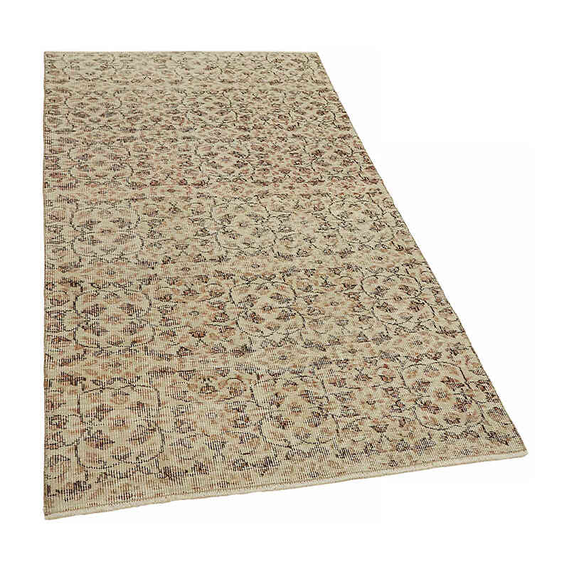 Vintage Turkish Hand-Knotted Rug - 3' 3" x 6' 1" (39" x 73") - K0082657