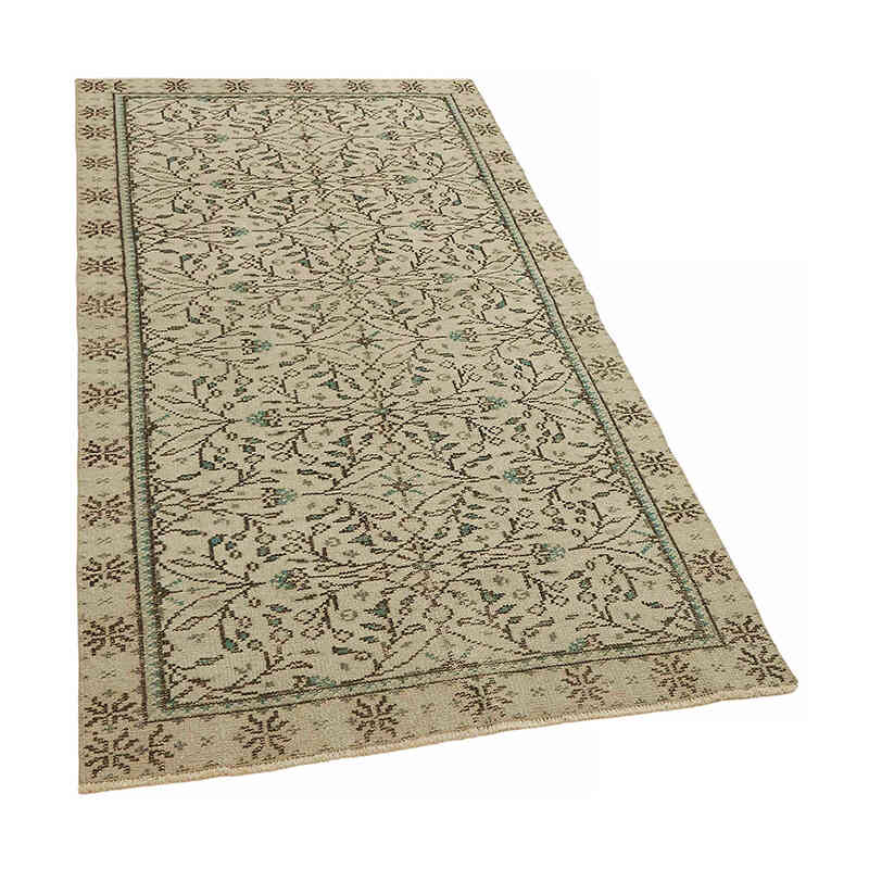 El Dokuma Vintage Halı - 100 cm x 185 cm - K0082658