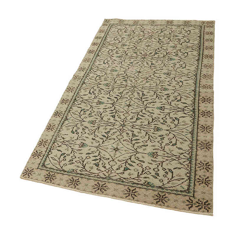El Dokuma Vintage Halı - 100 cm x 185 cm - K0082658