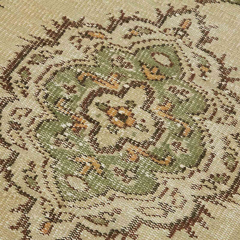 Alfombra Vintage Turca Anudada a Mano - 89 cm x 184 cm - K0082661