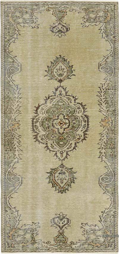 Alfombra Vintage Turca Anudada a Mano - 89 cm x 184 cm