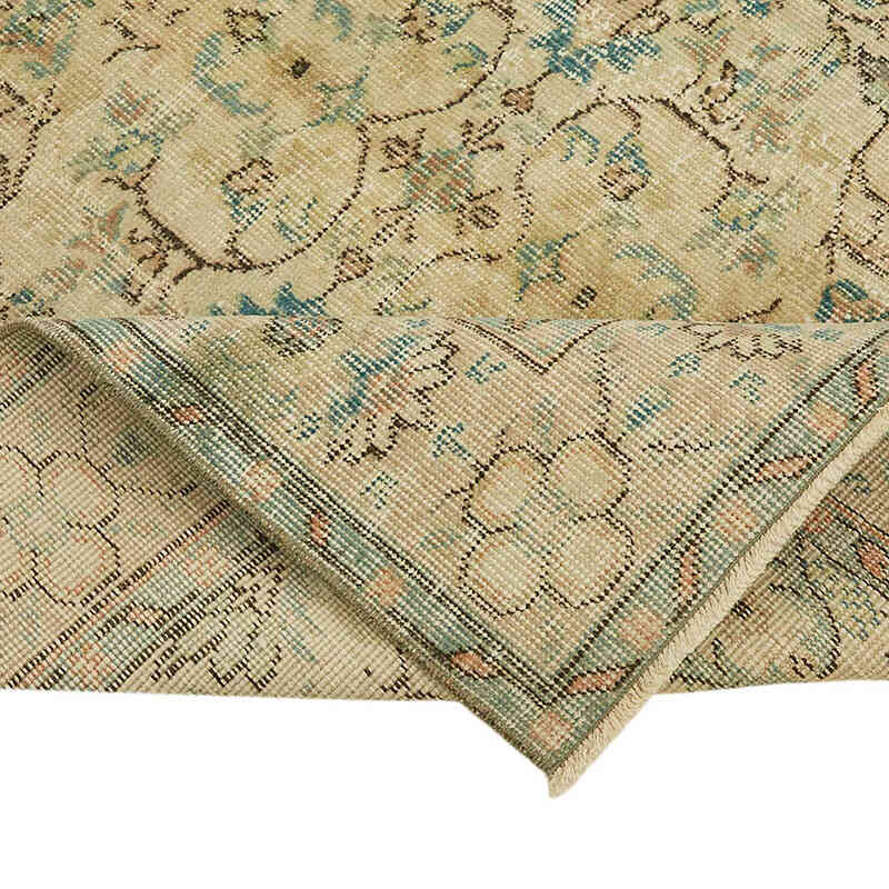 Alfombra Vintage Turca Anudada a Mano - 117 cm x 192 cm - K0082664