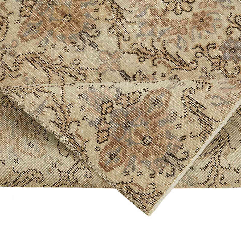 Alfombra Vintage Turca Anudada a Mano - 112 cm x 204 cm - K0082666