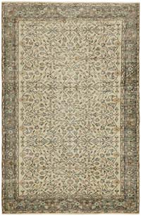 El Dokuma Vintage Halı - 137 cm x 209 cm