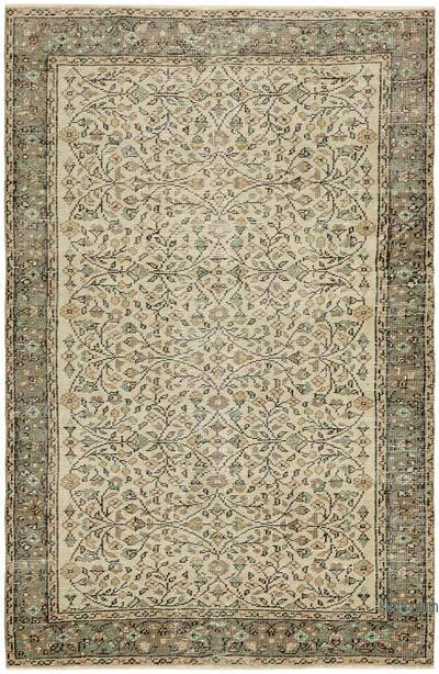 El Dokuma Vintage Halı - 137 cm x 209 cm