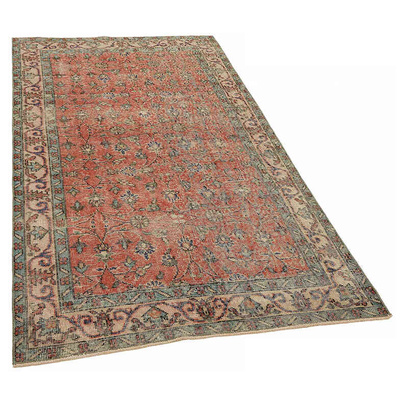 El Dokuma Vintage Halı - 120 cm x 207 cm - K0082669