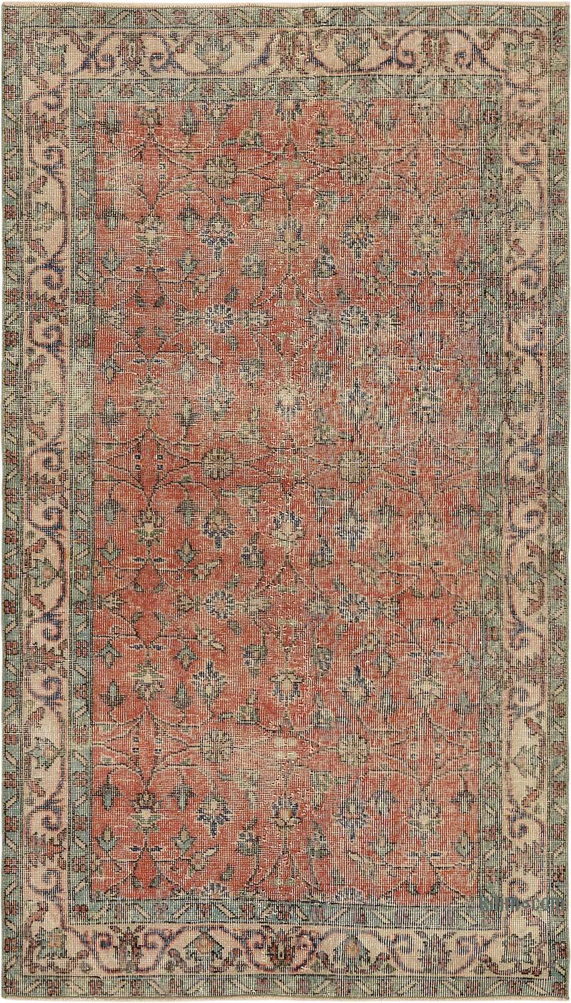 El Dokuma Vintage Halı - 120 cm x 207 cm - K0082669