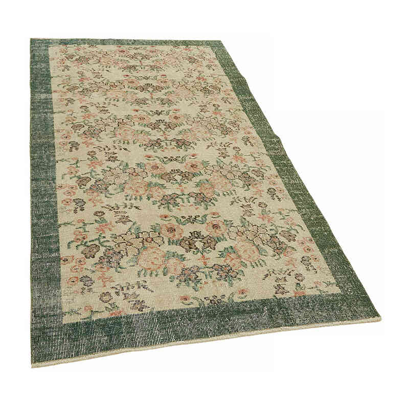 El Dokuma Vintage Halı - 113 cm x 199 cm - K0082671