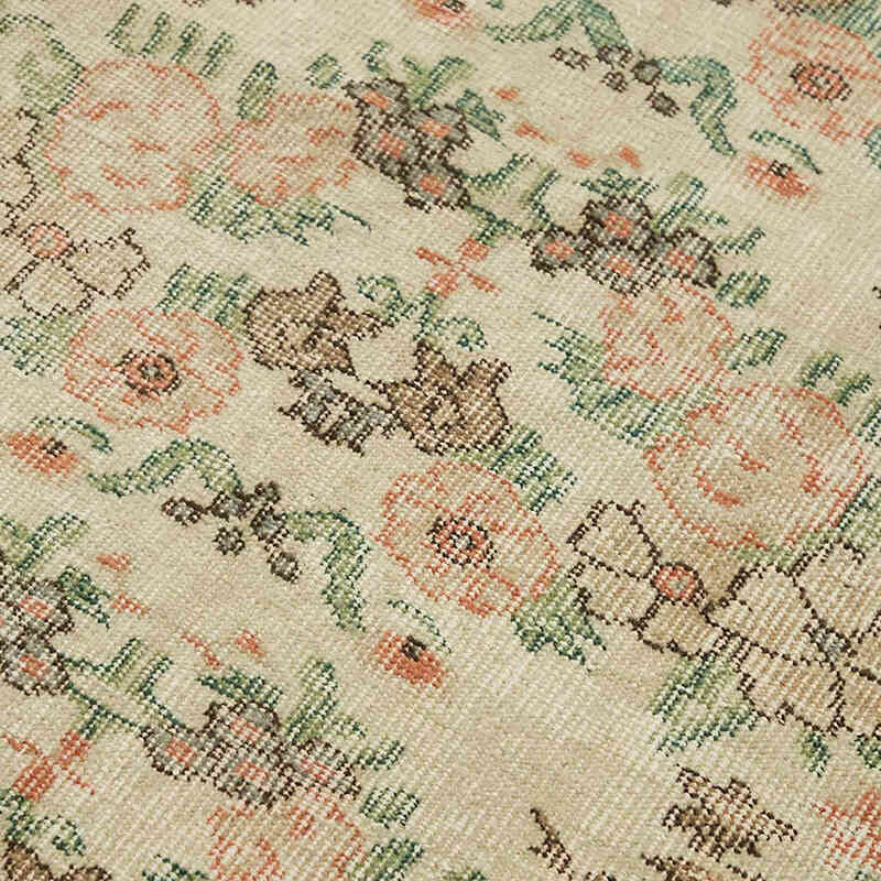 El Dokuma Vintage Halı - 113 cm x 199 cm - K0082671