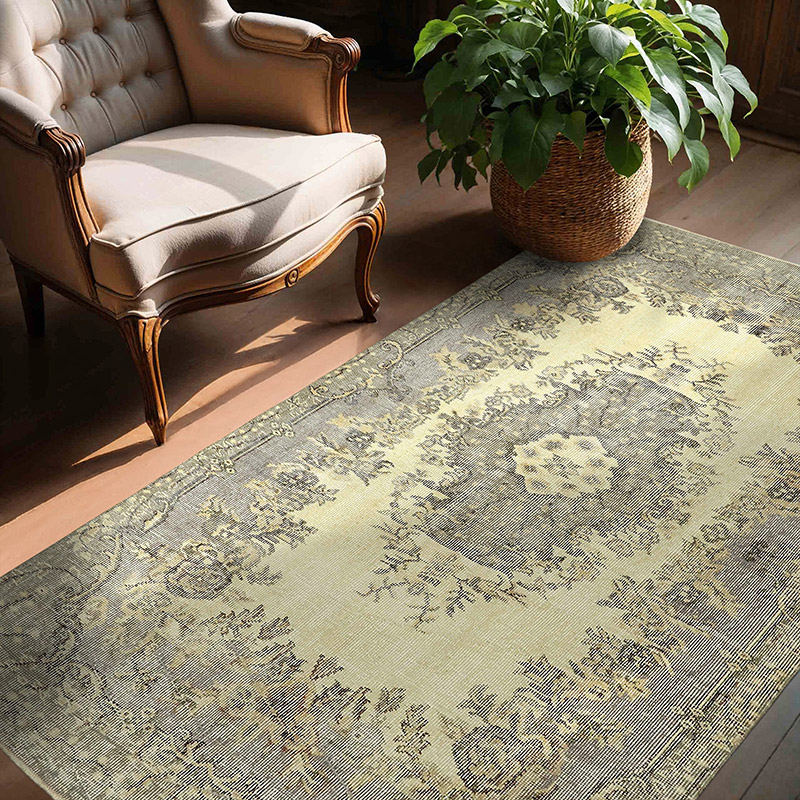 El Dokuma Vintage Halı - 145 cm x 214 cm - K0082673