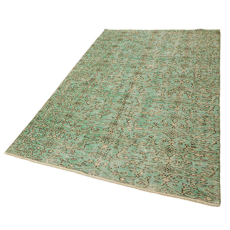 Alfombra Vintage Turca Anudada a Mano - 142 cm x 225 cm - K0082674