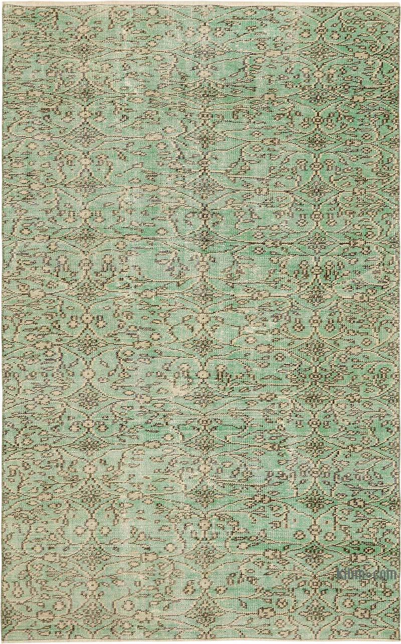 Alfombra Vintage Turca Anudada a Mano - 142 cm x 225 cm - K0082674