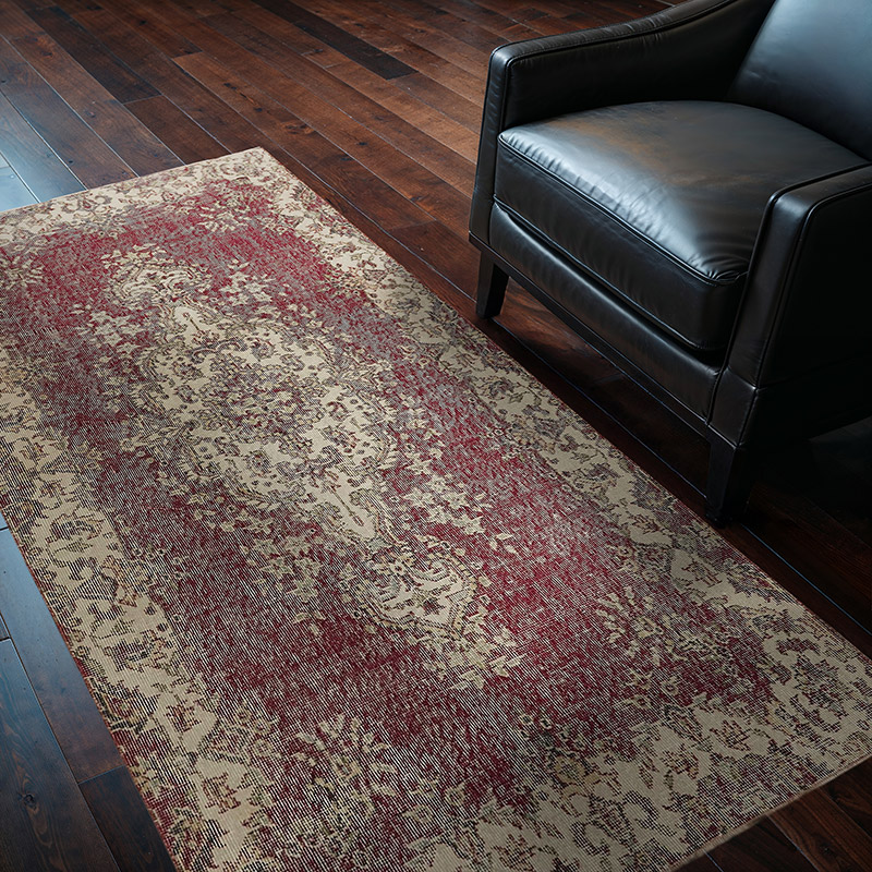 Vintage Turkish Hand-Knotted Rug - 3' 9" x 6' 7" (45" x 79") - K0082676