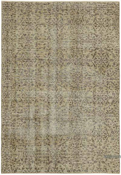 Alfombra Vintage Turca Anudada a Mano - 131 cm x 186 cm