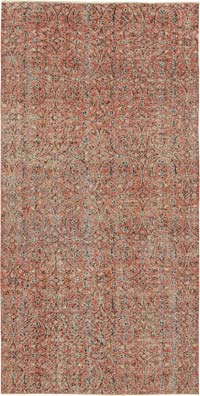 Alfombra Vintage Turca Anudada a Mano - 114 cm x 225 cm