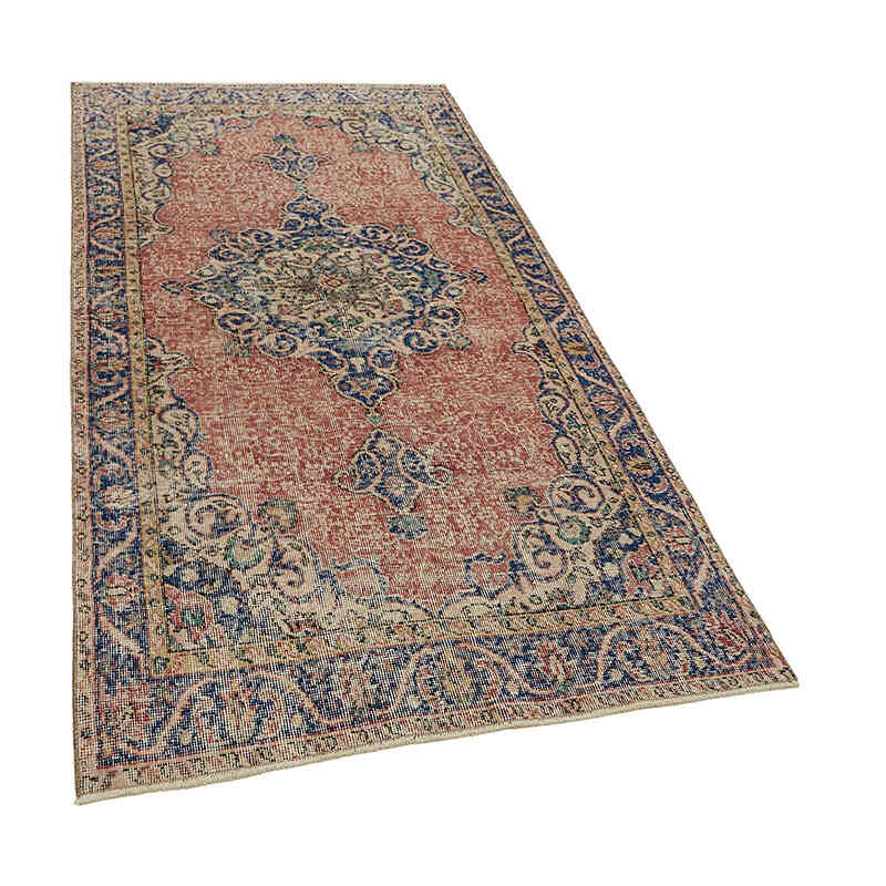 El Dokuma Vintage Halı - 112 cm x 216 cm - K0082681