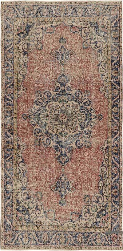 Alfombra Vintage Turca Anudada a Mano - 112 cm x 216 cm