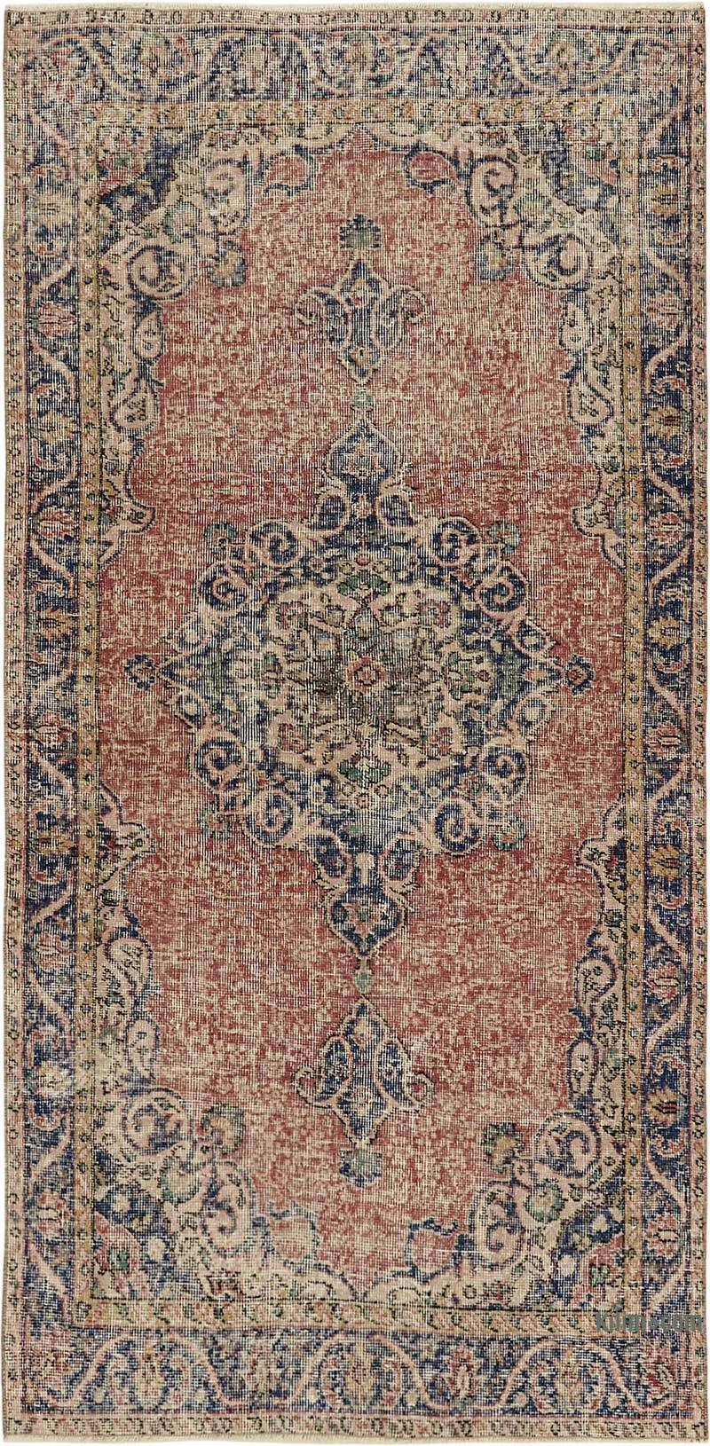 El Dokuma Vintage Halı - 112 cm x 216 cm - K0082681