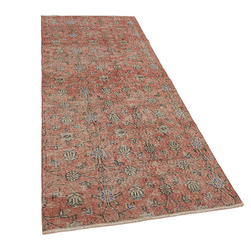 El Dokuma Vintage Halı - 100 cm x 240 cm - K0082684