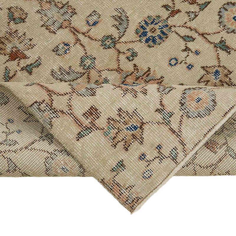 Alfombra Vintage Turca Anudada a Mano - 112 cm x 220 cm - K0082685