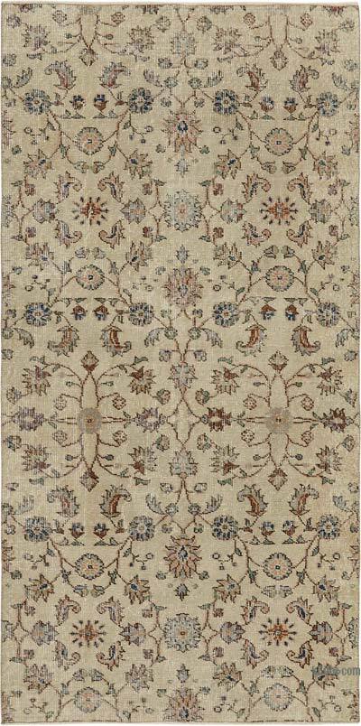 Alfombra Vintage Turca Anudada a Mano - 112 cm x 220 cm