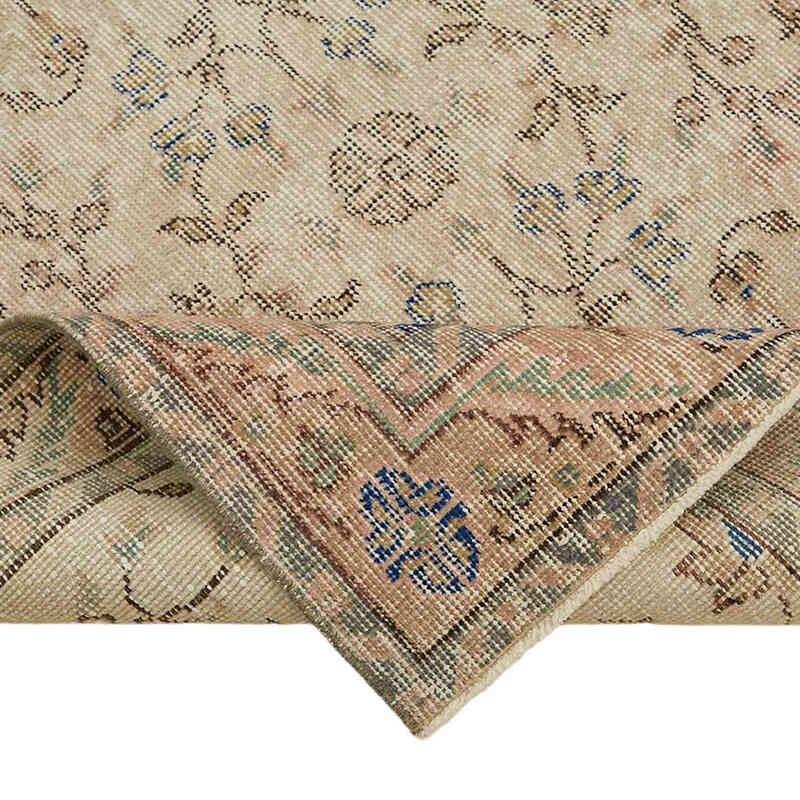 Alfombra Vintage Turca Anudada a Mano - 118 cm x 214 cm - K0082686