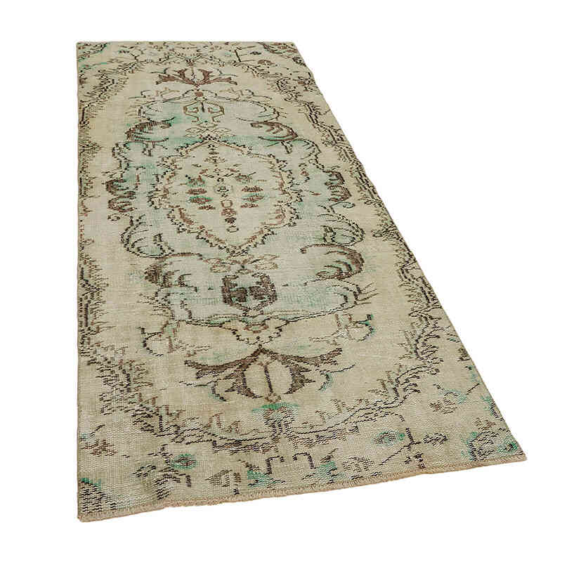 Vintage Turkish Hand-Knotted Rug - 3' 2" x 7' 4" (38" x 88") - K0082687