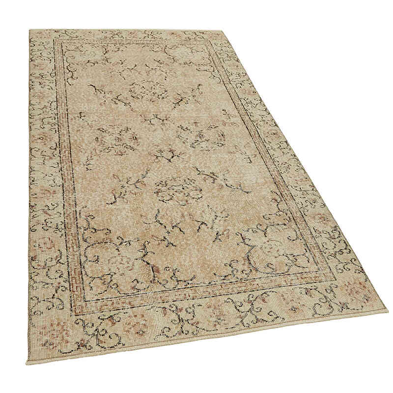 Vintage Turkish Hand-Knotted Rug - 3' 7" x 6' 5" (43" x 77") - K0082689