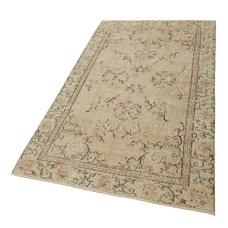 Vintage Turkish Hand-Knotted Rug - 3' 7" x 6' 5" (43" x 77") - K0082689
