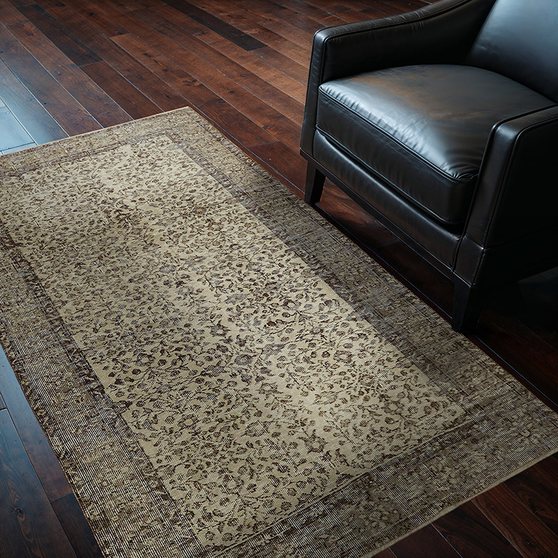 Vintage Turkish Hand-Knotted Rug - 3' 10" x 5' 10" (46" x 70") - K0082690