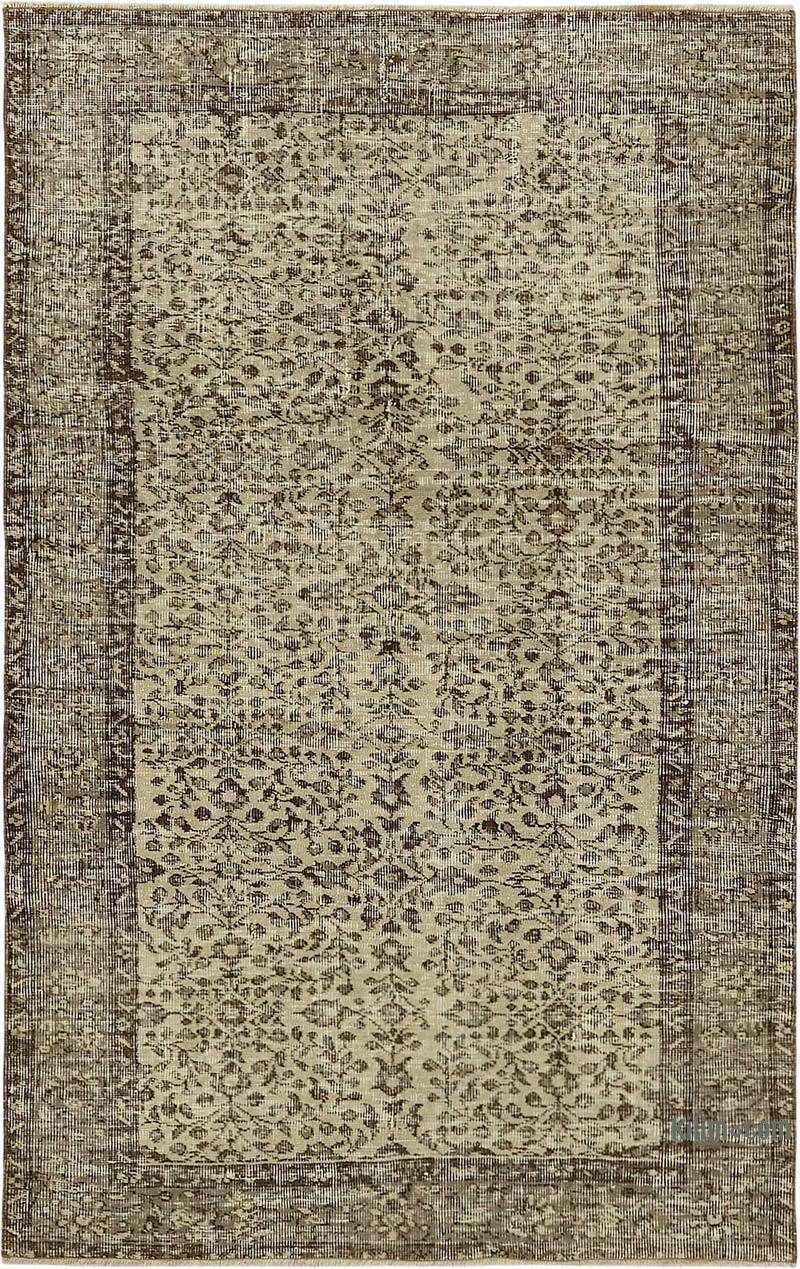 Alfombra Vintage Turca Anudada a Mano - 116 cm x 179 cm - K0082690