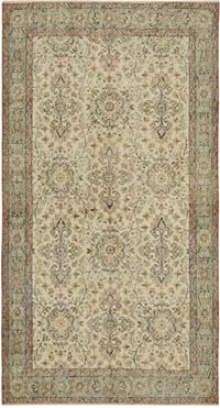 El Dokuma Vintage Hali - 114 cm x 209 cm