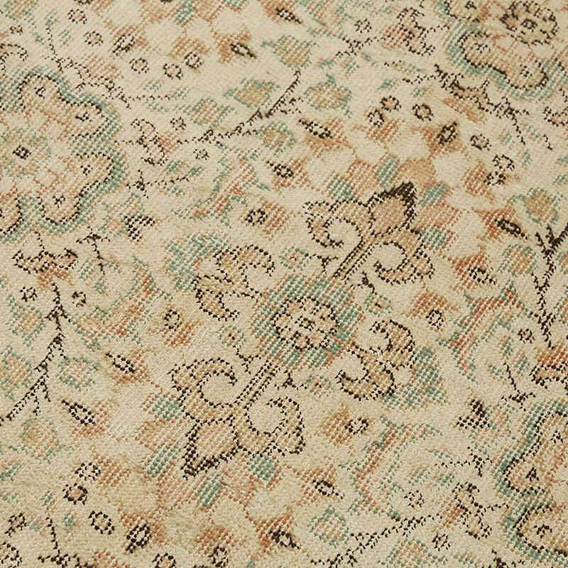 El Dokuma Vintage Halı - 114 cm x 209 cm - K0082693